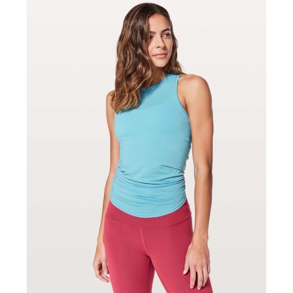 Lululemon All Tied Up Tank Eton Blue 8 - Picture 3 of 7